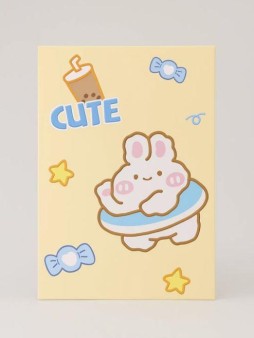 Зеркало "Cute bunny", yellow