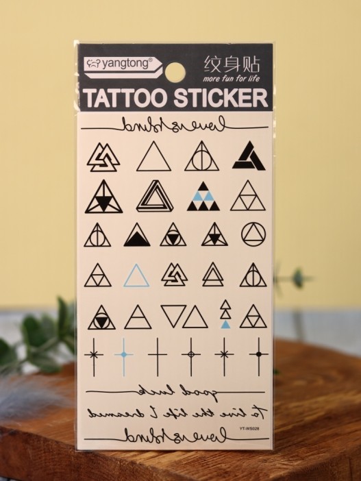 Тату - переводки &quot;MIX triangle&quot; 