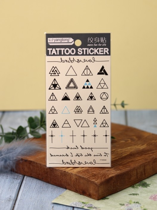 Тату - переводки &quot;MIX triangle&quot; 