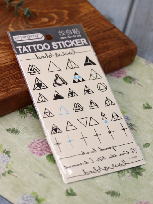 Тату - переводки &quot;MIX triangle&quot; 