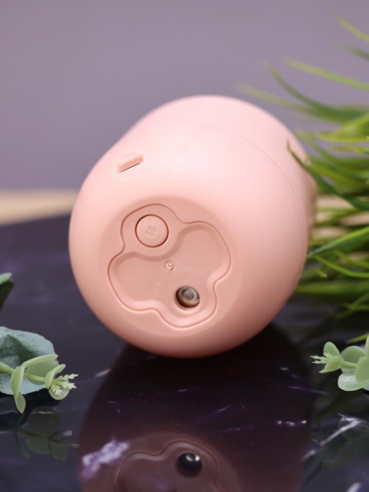 Настольный увлажнитель воздуха - ночник iLikeGift "Цветы", розовый (портативный, USB)