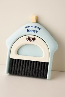 Веник с совком "Love at home", blue
