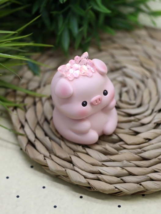 Ночник «Cute pig» (8,5 см), пластик 
