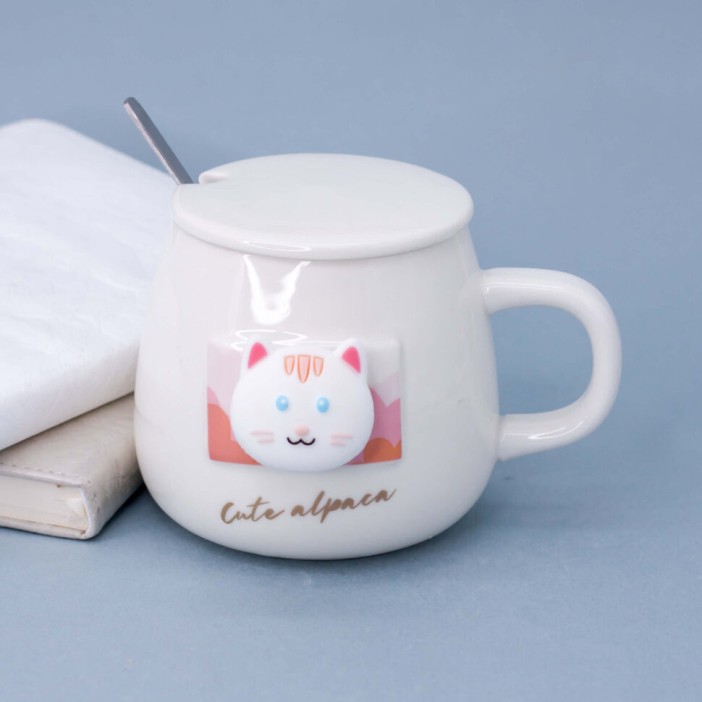 Кружка "Ledge face, cat" (420ml) 