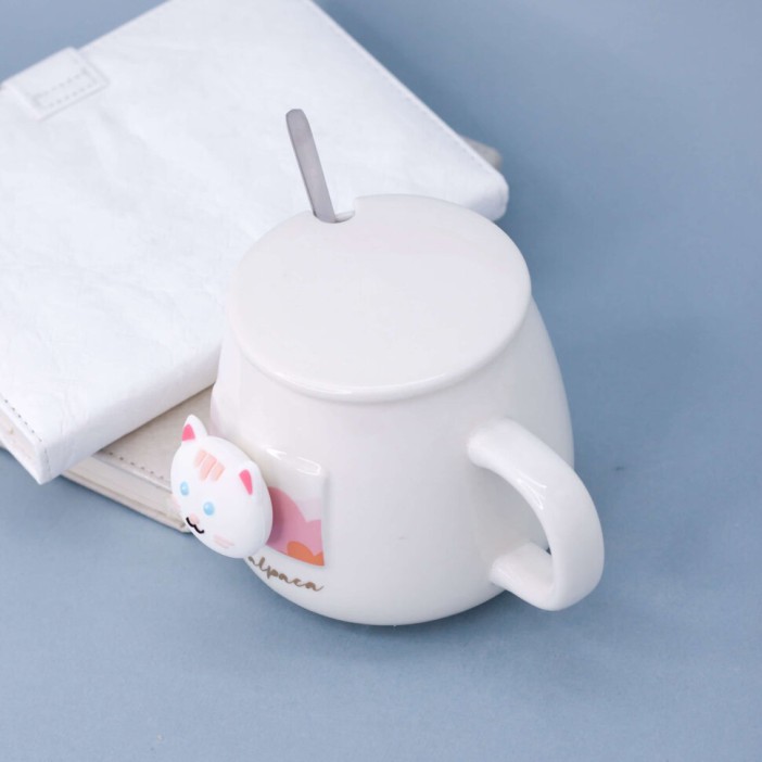 Кружка "Ledge face, cat" (420ml) 