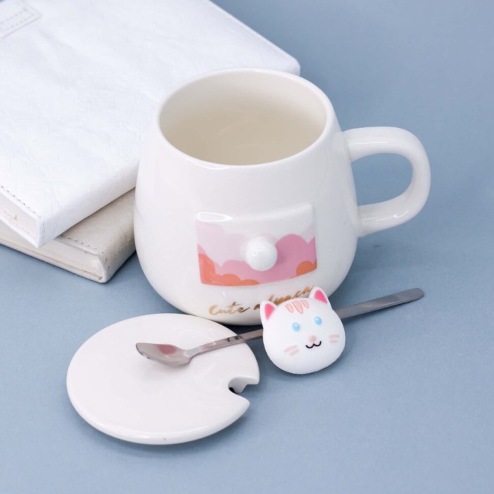 Кружка "Ledge face, cat" (420ml) 