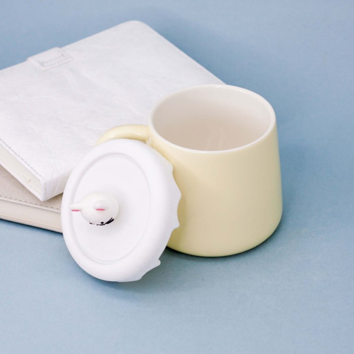 Кружка "Beast Cat", yellow (420ml) 