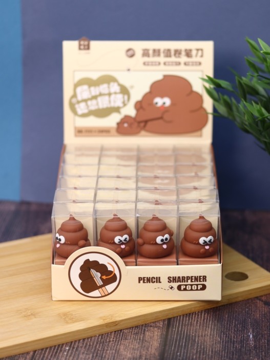Точилка для карандашей &quot;Poop&quot;, шоу-бокс 24 шт. 