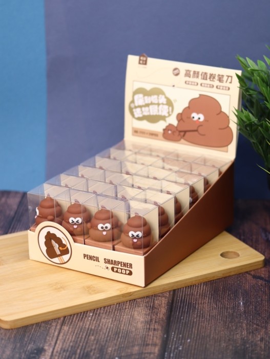 Точилка для карандашей &quot;Poop&quot;, шоу-бокс 24 шт. 