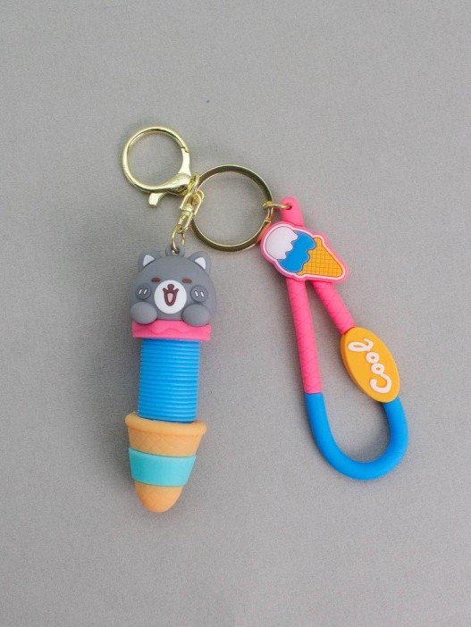 Брелок-антистресс &quot;Long neck racoon&quot;, blue (6,5 см) 