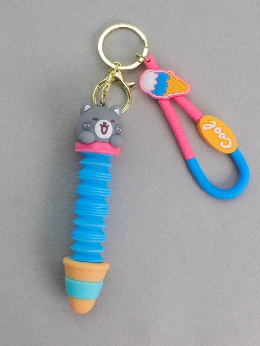 Брелок-антистресс &quot;Long neck racoon&quot;, blue (6,5 см) 