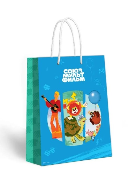 Пакет подарочный Союзмультфильм "Коллекция", 238*330*100 мм 