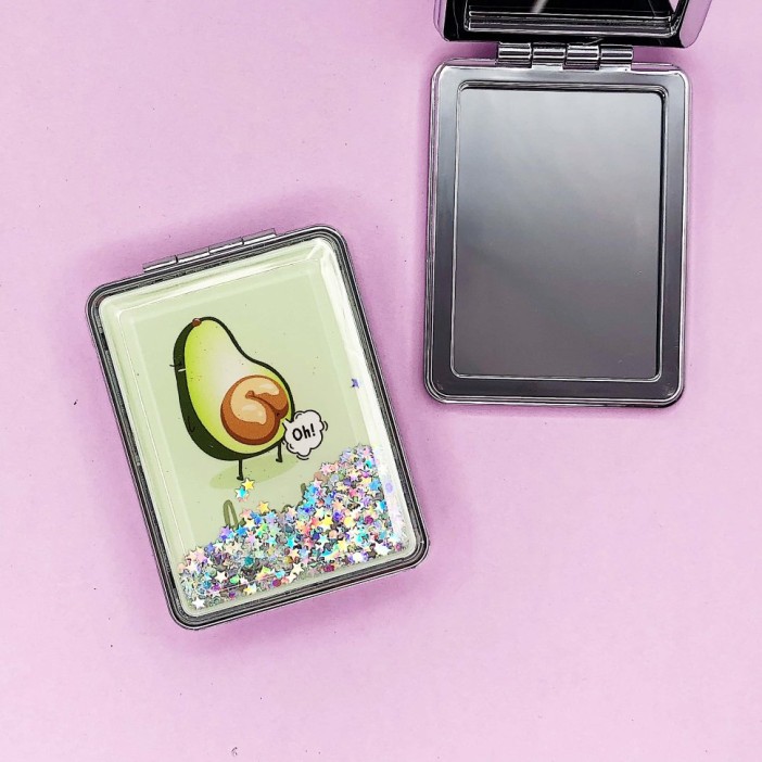 Набор зеркал «Love avocado» шоу-бокс 12 шт. 