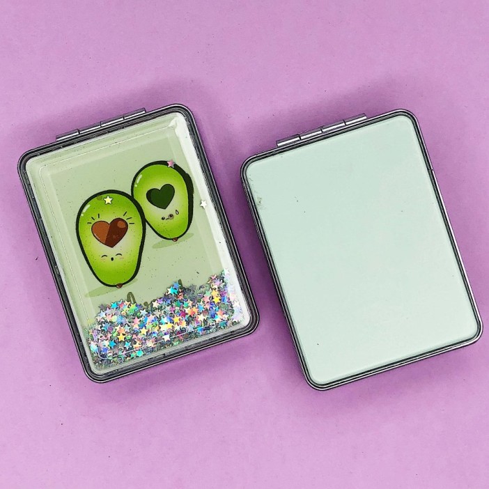 Набор зеркал «Love avocado» шоу-бокс 12 шт. 