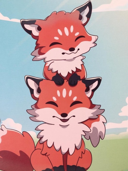 Скетчбук DRAW ME! «Дружные лисички», 14х20 см,  плотность 100 гр 