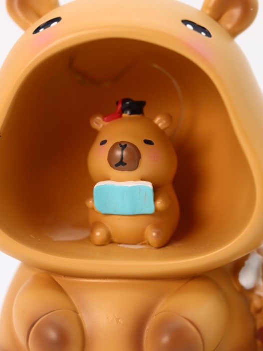 Ночник - подставка для канцелярских принадлежностей &quot;Capybara student&quot; (13.8 см) 