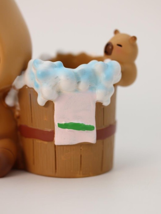 Ночник - подставка для канцелярских принадлежностей &quot;Capybara student&quot; (13.8 см) 