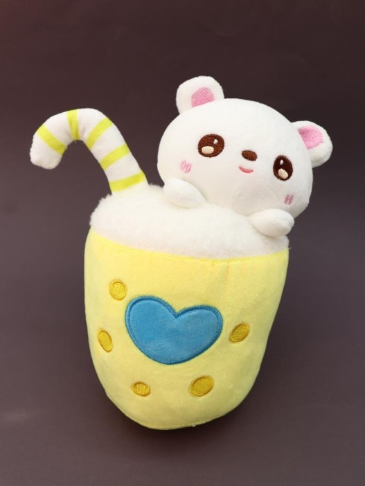 Мягкая игрушка &quot;Sweet cocktail&quot;, yellow, 20 см 