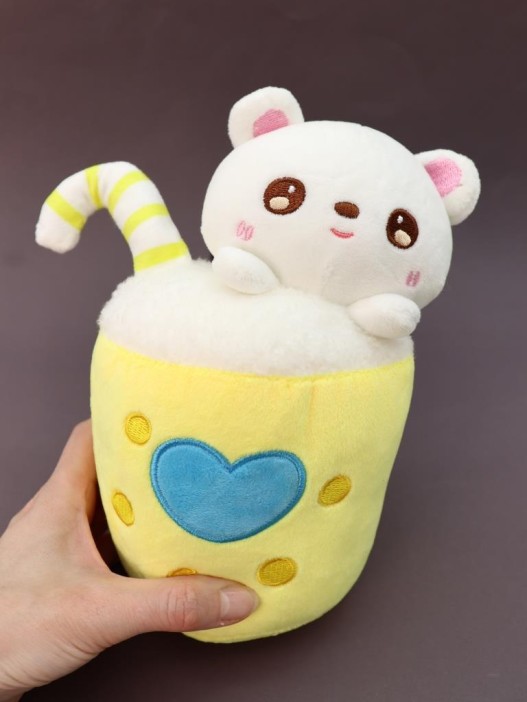 Мягкая игрушка &quot;Sweet cocktail&quot;, yellow, 20 см 