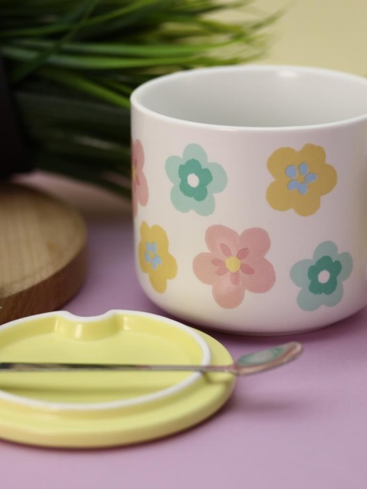 Кружка «Flower power», yellow (450 ml) 