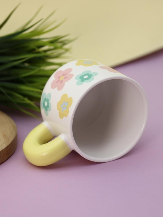 Кружка «Flower power», yellow (450 ml) 