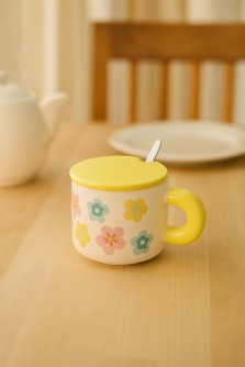 Кружка «Flower power», yellow (450 ml)