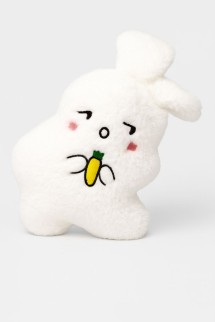 Мягкая игрушка &quot;Crooked Rabbit with a Carrot&quot;, 20 см
