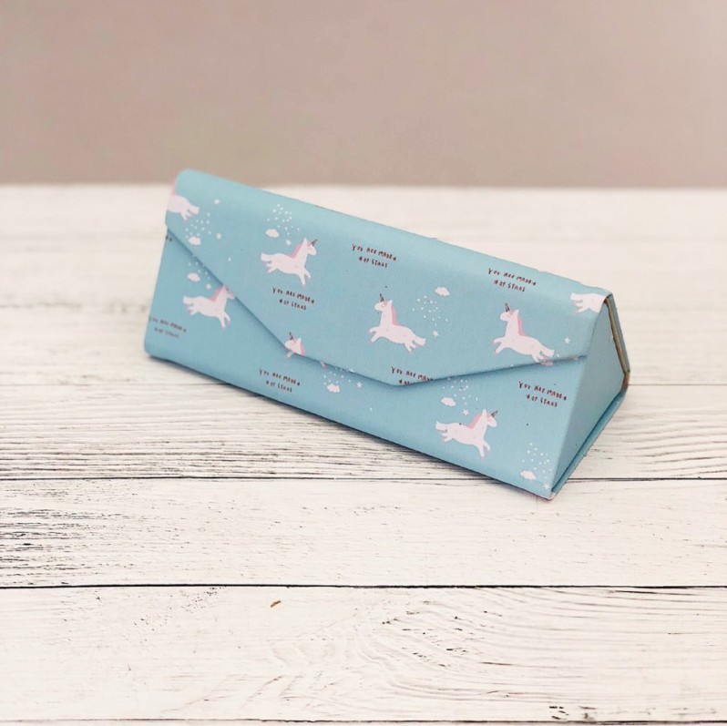 Чехол для очков &quot;Happy unicorn&quot; green 