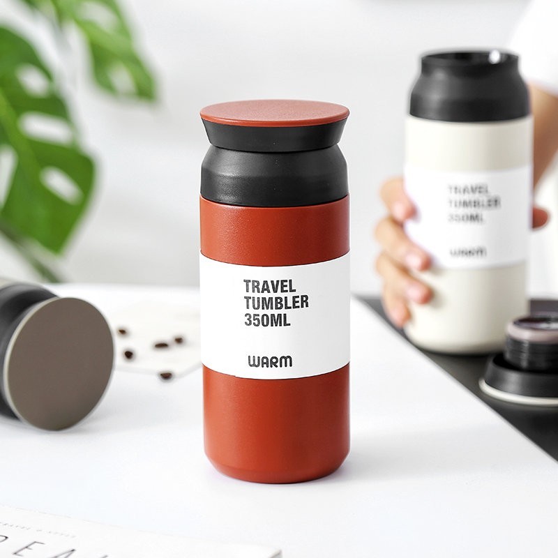 hs-6983 Термос "Travel tumbler", red (350 мл)