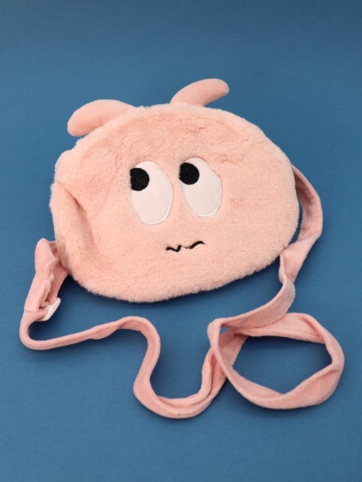 Сумочка плюшевая &quot;Tiny pals&quot;, pink (15*20 см) 