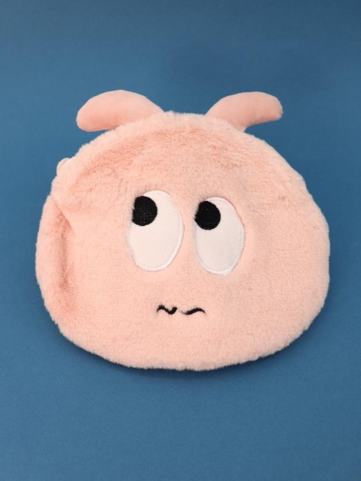 Сумочка плюшевая &quot;Tiny pals&quot;, pink (15*20 см) 