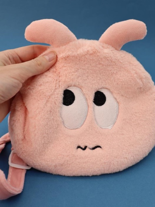 Сумочка плюшевая &quot;Tiny pals&quot;, pink (15*20 см) 