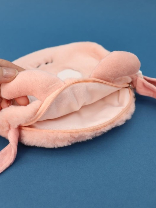 Сумочка плюшевая &quot;Tiny pals&quot;, pink (15*20 см) 