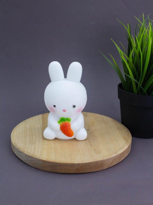 Ночник iLikeGift &quot;Bunny carrot&quot;, white (12*6.5 см) 