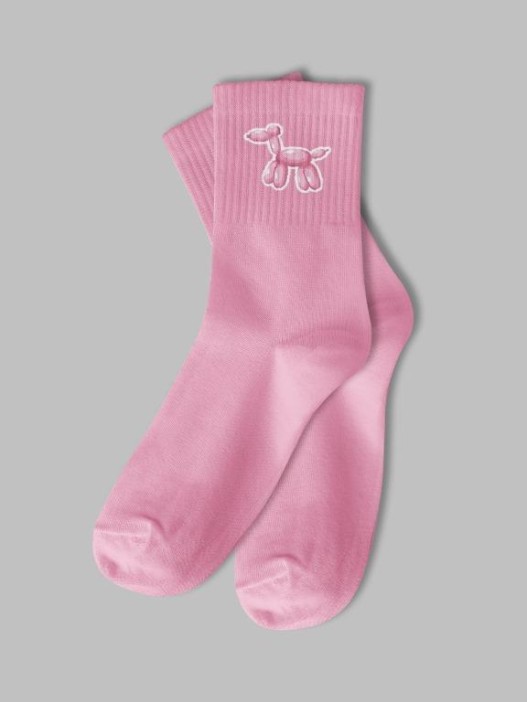 Носки «Balloon dog», розовый, мужские/женские р. 35-40 