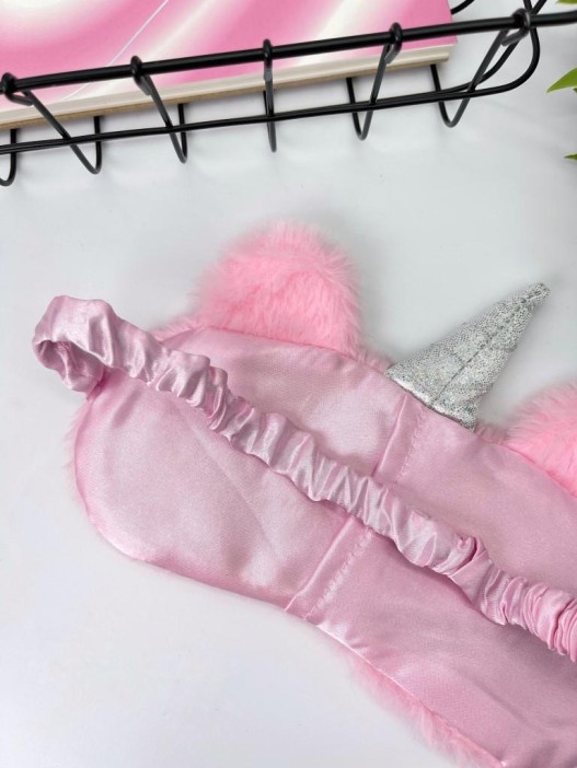 Маска для сна &quot;Unicorn eyelashes&quot;, pink 