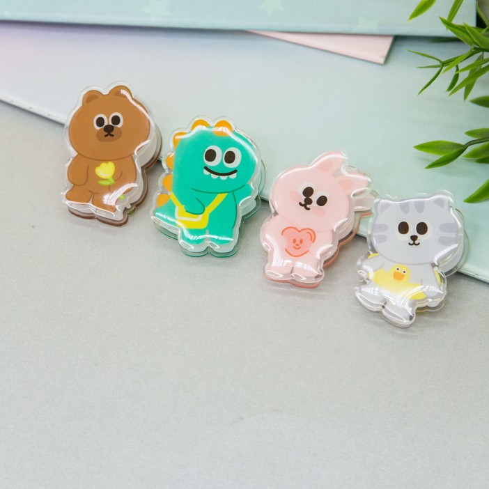 Закладка "Animal hare", pink 