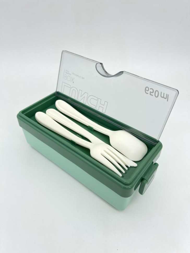 Ланчбокс "Bright lunch", green (650 мл)
