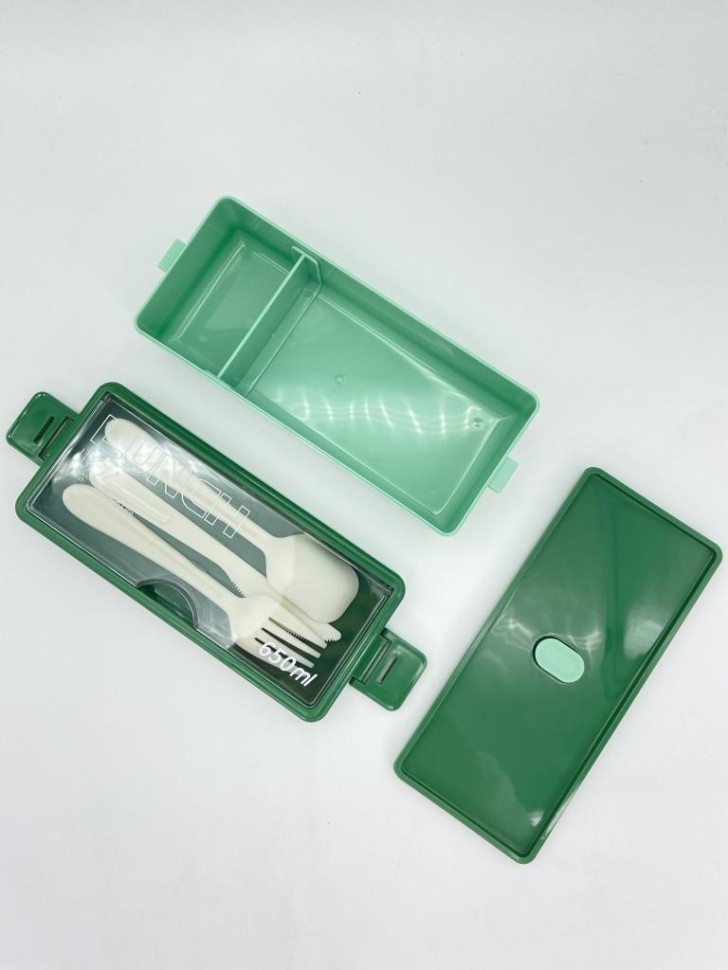 Ланчбокс "Bright lunch", green (650 мл)