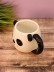 Кружка керамическая «Panda with ears», white, 450 мл 