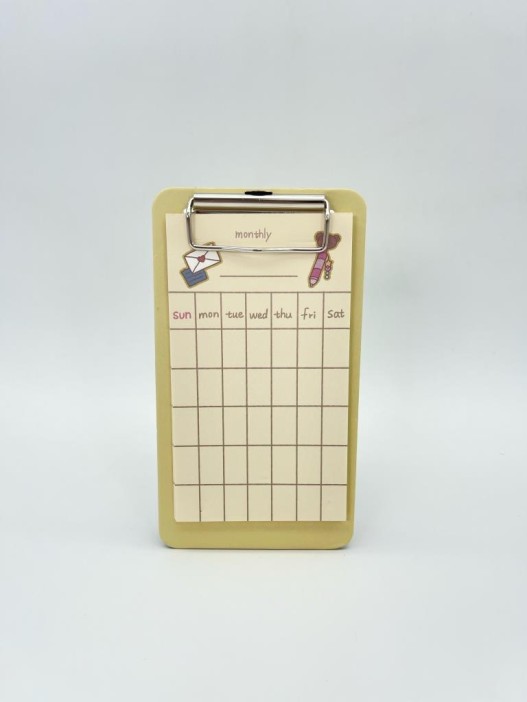 Блок для заметок с зажимом &quot;Nice weekly &quot;, 30 л.  10*18 см 