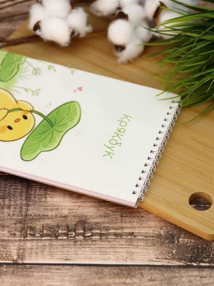 Блокнот для зарисовок DRAW ME! "Утка под листиком", 14х20 см, плотность 100 гр