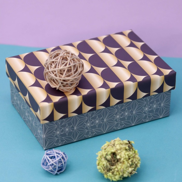 Подарочная коробка «Patterns 1», 18*12*7 