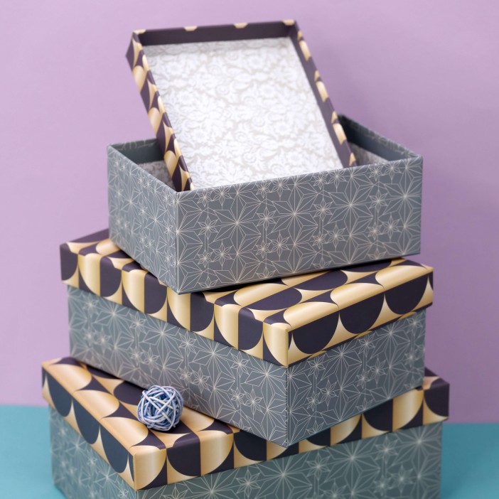 Подарочная коробка «Patterns 1», 18*12*7 