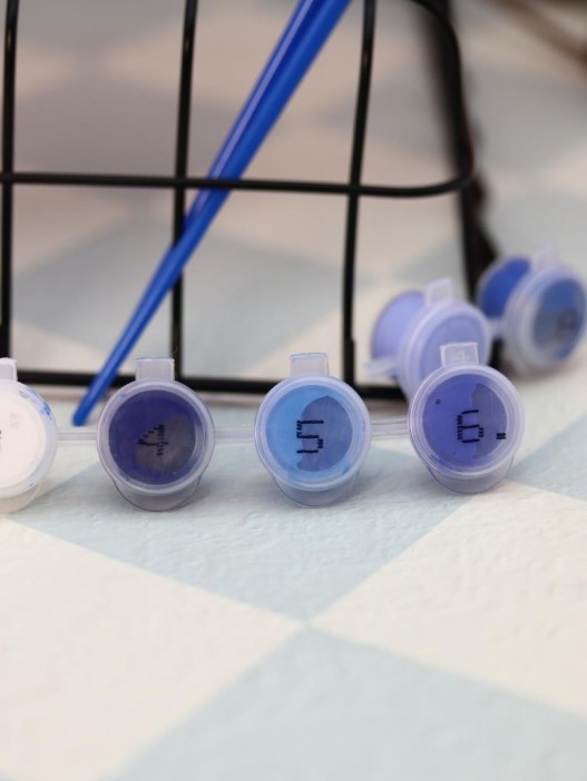 Картина по номерам на подрамнике Draw Me! «Moon», (20*20 см) 