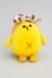 Мягкая игрушка "Chick bow", yellow, 20 см