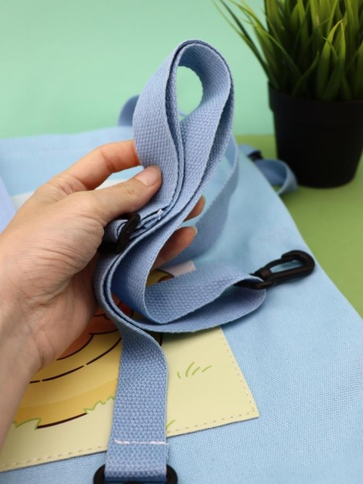 Сумка шоппер &quot;Capybara on a banana&quot;, blue 