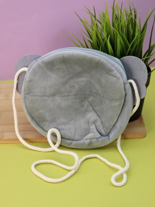 Сумочка плюшевая &quot;Koala&quot;, grey (16*14 см) 