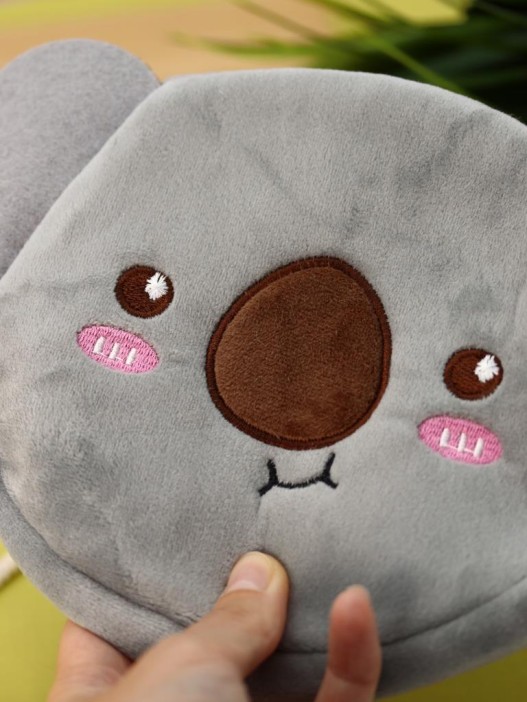 Сумочка плюшевая &quot;Koala&quot;, grey (16*14 см) 