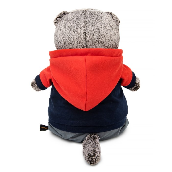 Мягкая игрушка &quot;Кот Басик в костюме в стиле спорт-шик&quot; (22 см) 